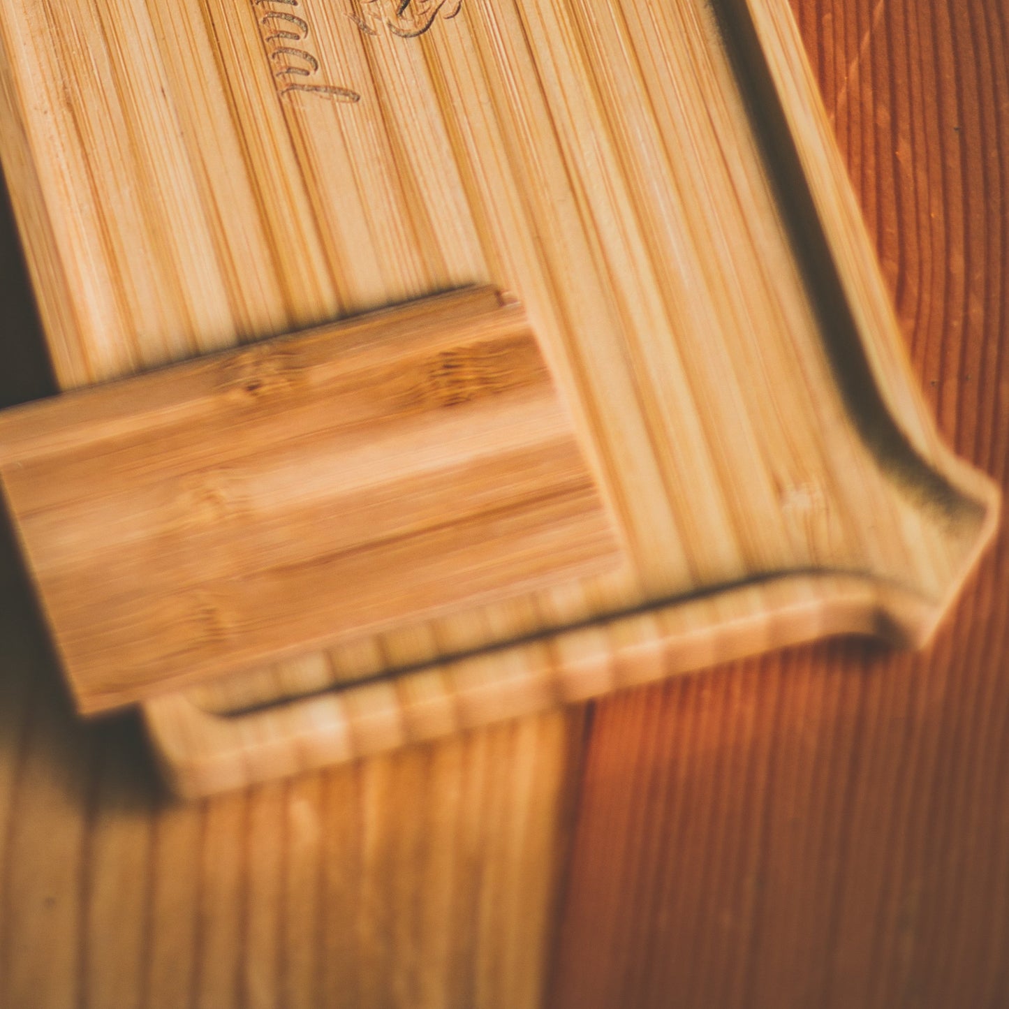 Bamboo Rolling Tray + Scraper