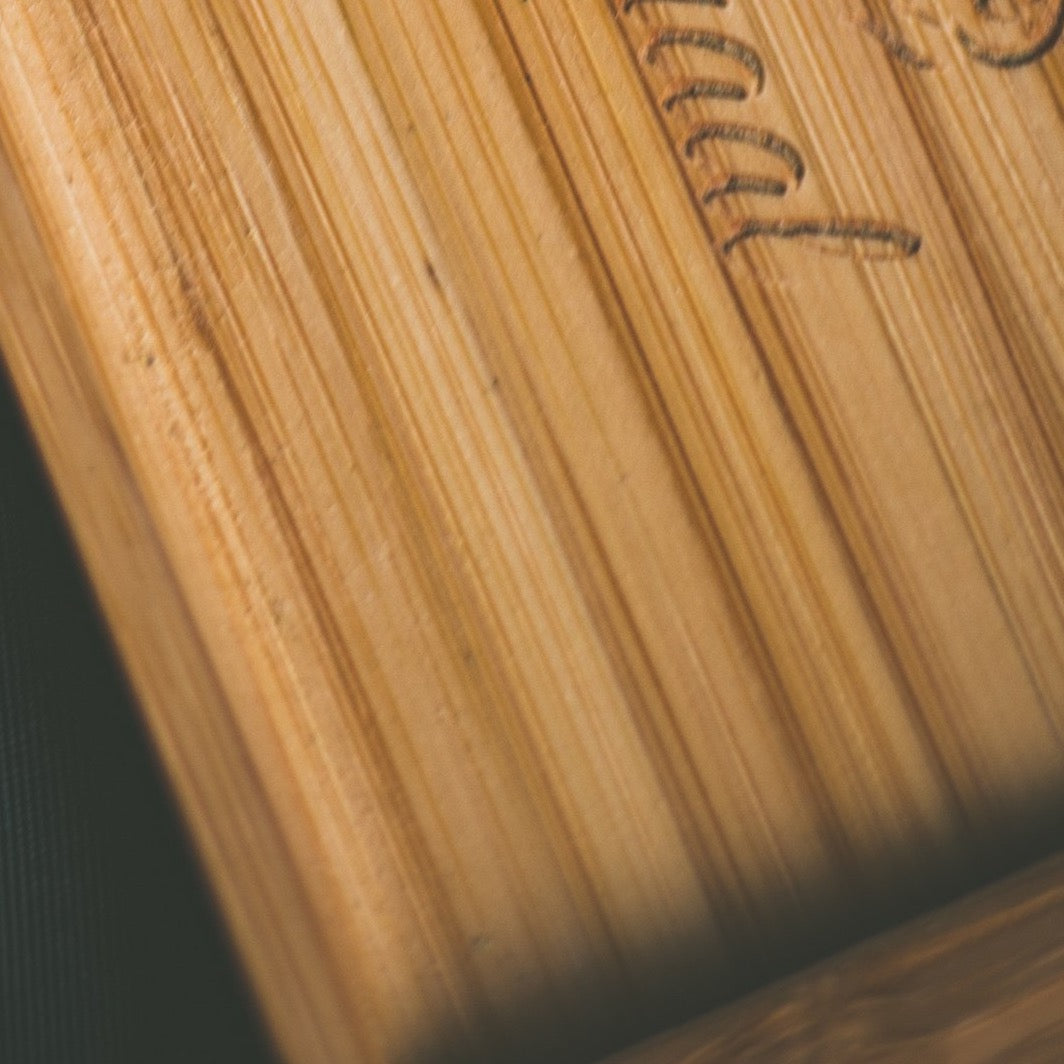 Bamboo Rolling Tray + Scraper