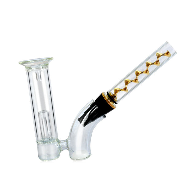 V12mini Kit Glass Metal Twisty Tobacco Pipe with Bubbler for Smoking Dry  Herb Storage - China Glass Pipe with Bubbler and Corkscrew Pipe price